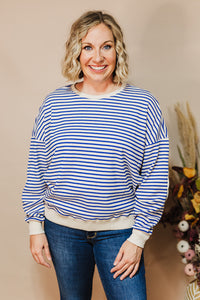 Blue Stripes Top