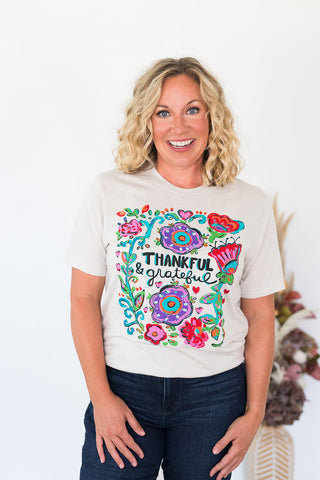 Thankful and Grateful Tee
