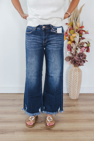 Dangerously Dark Denim Risen Jeans