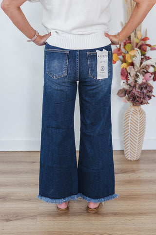 Dangerously Dark Denim Risen Jeans