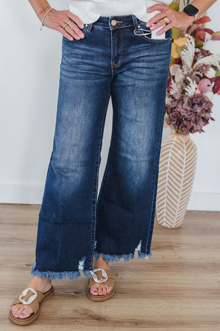 Dangerously Dark Denim Risen Jeans