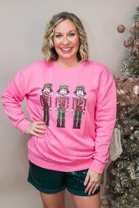 Nutcracker March Sequin Sweatshirt