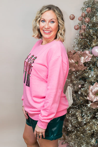 Nutcracker March Sequin Sweatshirt