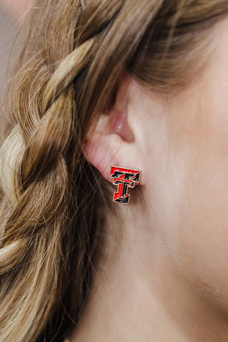 Texas Tech Stud Earrings