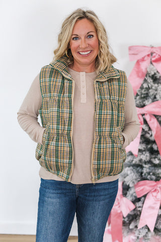 Baylor Basic Long Sleeve Top - Taupe