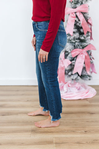 Rylie Risen High Rise Crop Jeans