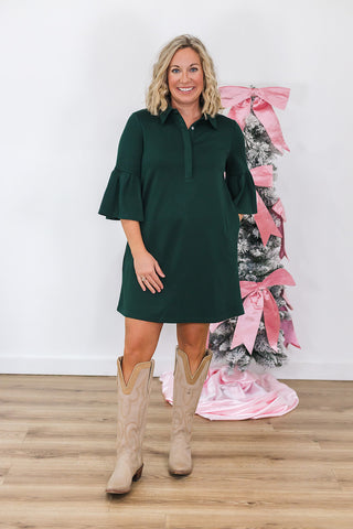 Holla Heather Green Dress