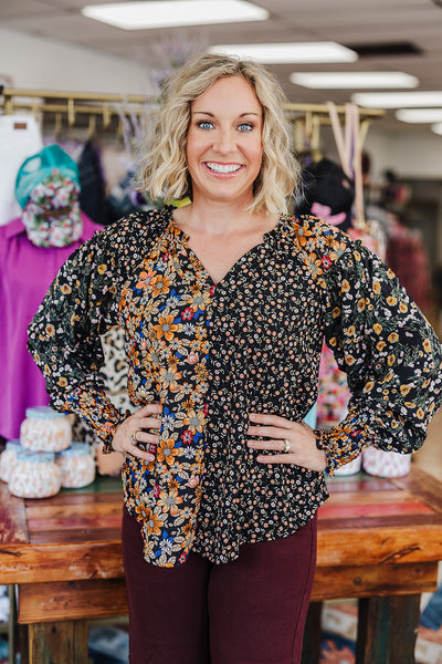 Mixed Floral Top (SS)