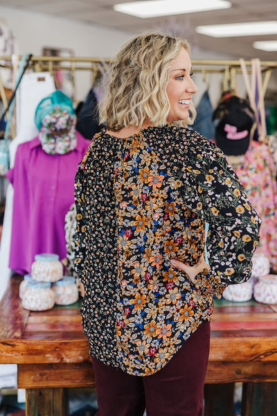 Mixed Floral Top (SS)