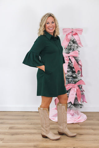 Holla Heather Green Dress