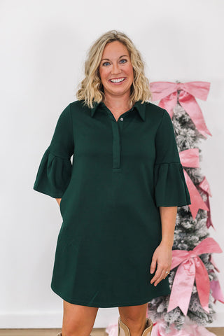 Holla Heather Green Dress