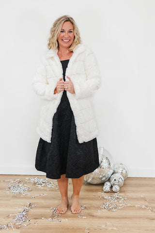 Fancy Fran Faux Fur Jacket - Ivory