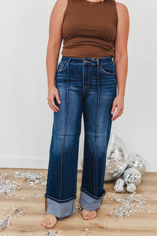 Tatum Turn Up Risen Jeans