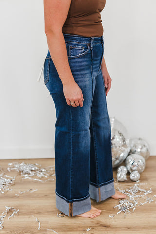 Tatum Turn Up Risen Jeans