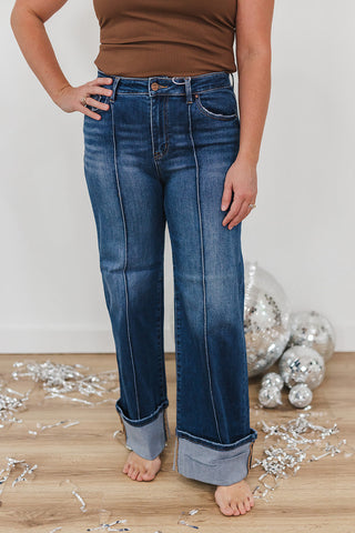 Tatum Turn Up Risen Jeans