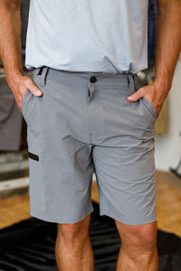 Grey 20" Traveler Expedtion Shorts