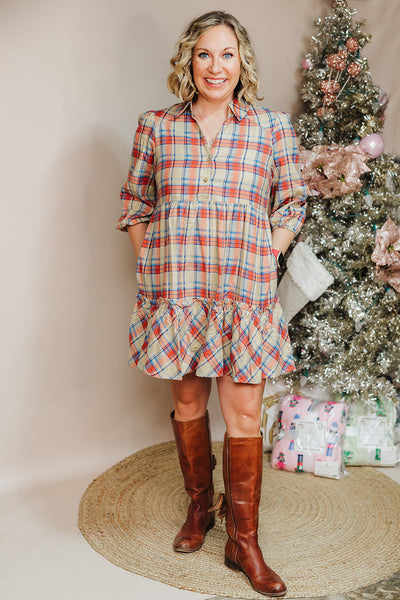 Rustic Plaid Dress