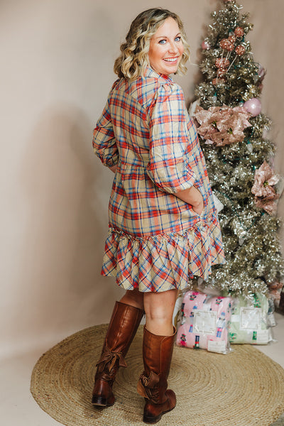 Rustic Plaid Dress