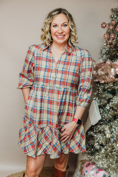 Rustic Plaid Dress