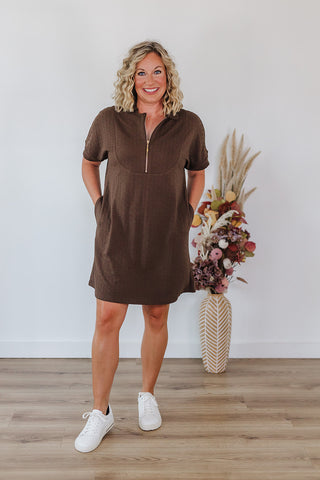 Ezra Dress - Chocolate