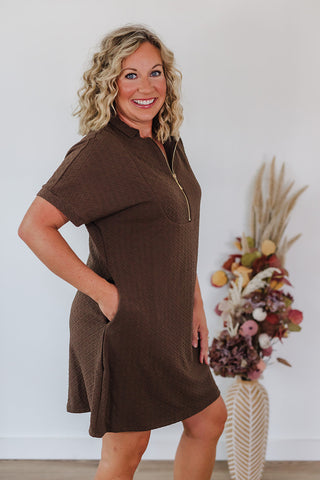 Ezra Dress - Chocolate