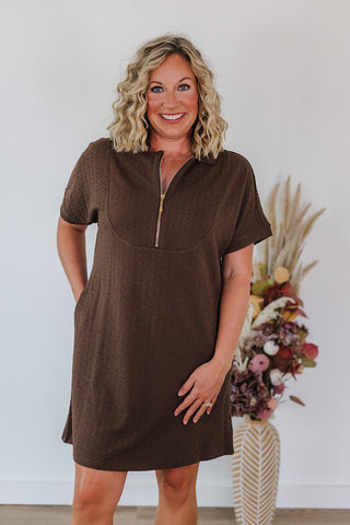 Ezra Dress - Chocolate
