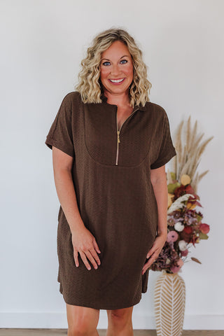 Ezra Dress - Chocolate