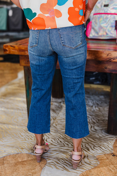 Your Favorite Wide Leg Crop Judy Blue Jean