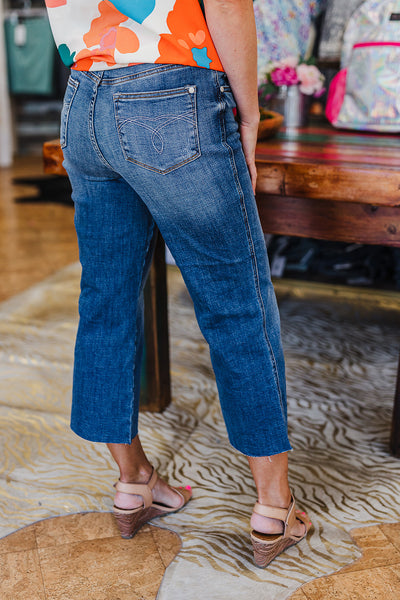 Your Favorite Wide Leg Crop Judy Blue Jean