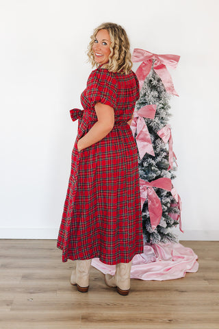 Christmas Cheer Dress - Red