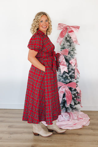 Christmas Cheer Dress - Red