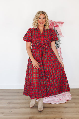 Christmas Cheer Dress - Red