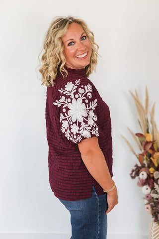 Havanah Top - Maroon