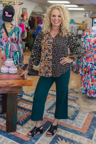 Mixed Floral Top (SS)