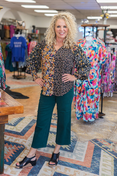 Mixed Floral Top (SS)