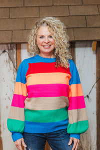 Neon Rainbow Sweater