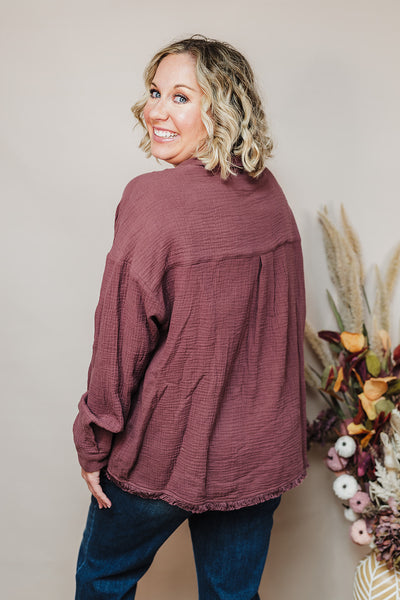 Lynden Linen Top