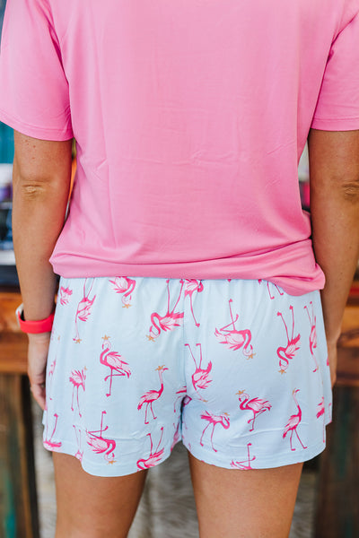 Flamingle Sleep Shorts