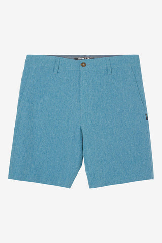 Bay Blue 19" - Reserve Heather Hybrid Shorts