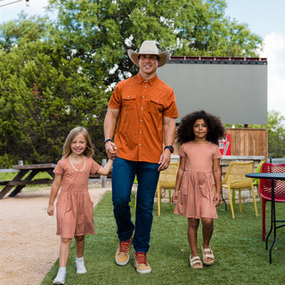 Orange - Performance Western Shirt