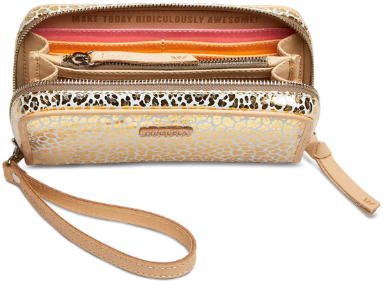 Kit Wristlet Wallet (Gold)