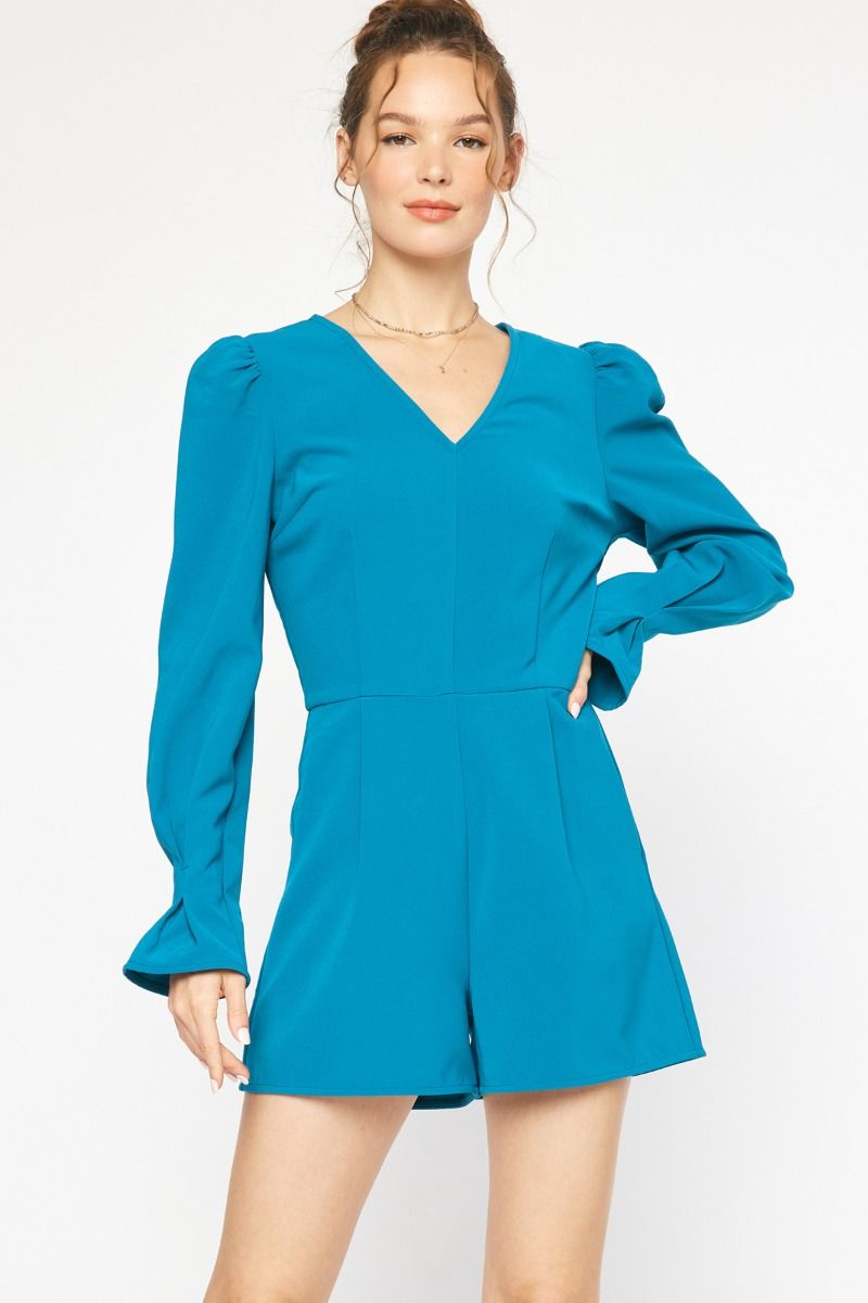 Rebecca Romper - Teal