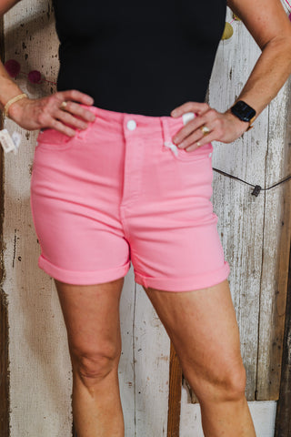 Light Pink Judy Blue Shorts