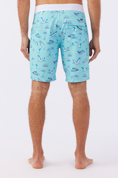 Turquoise 20" - Hyperfreak Mysto Boardshorts