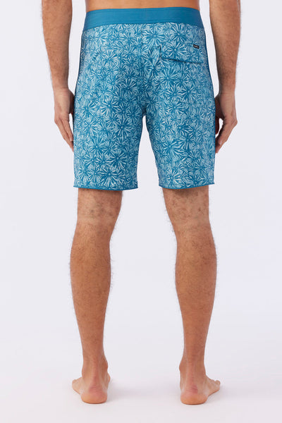 Bay Blue 19" Hyperfreak Mysto Boardshorts