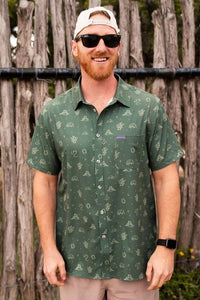 Out West - Performance Button Up