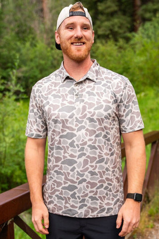 Classic Deer Camo - Performance Polo