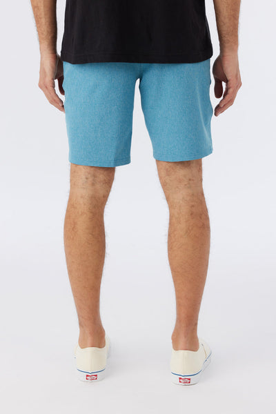 Bay Blue 19" - Reserve Heather Hybrid Shorts