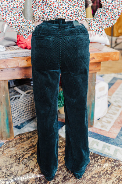 Emerald Corduroy Judy Blue Jeans