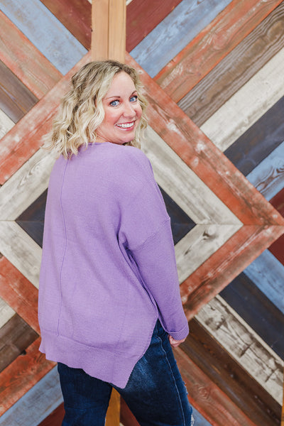 Spring Weather Sweater - Lavender